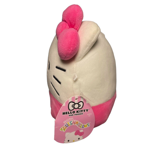KellyToy Squishmallows Sanrio Hello Kitty 8" Plush Pink Dress Shorts New 2021 - Picture 4 of 8